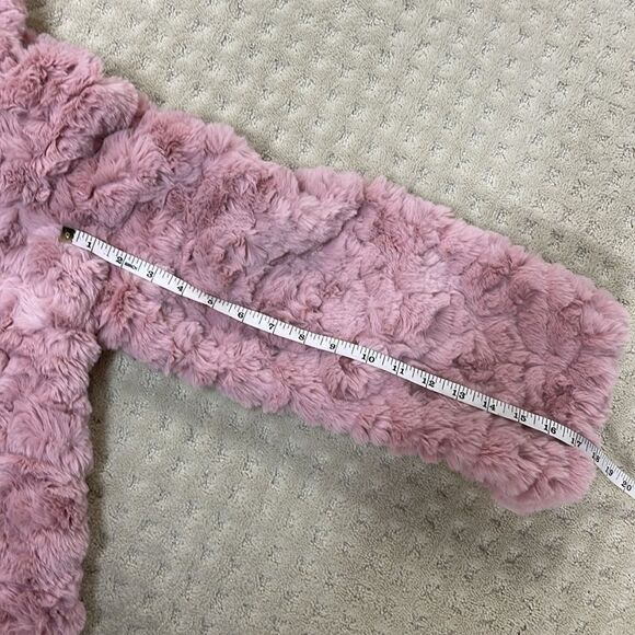Gabby Isabella Pink Faux Fur Jacket - Picture 9 of 9